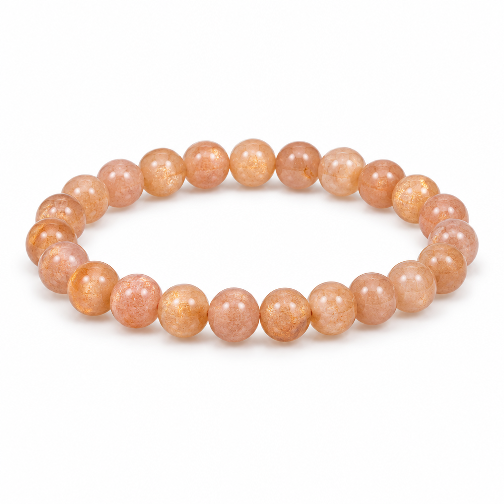 Bransoletka z kamienia sionka, produkt na bialym tle
