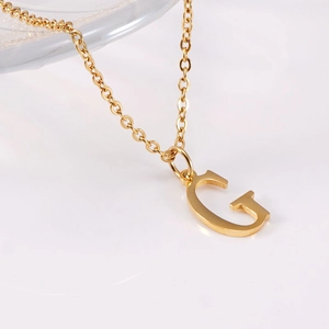 Zdjecie dostawcy - zloty naszyjnik z litera G